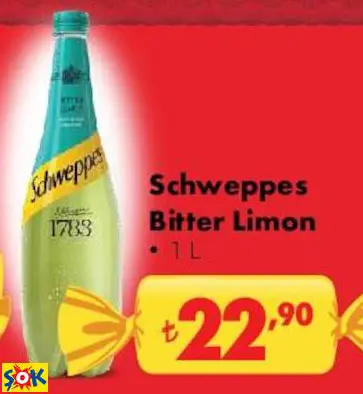 SCHWEPPES BİTTER LİMON 1 L